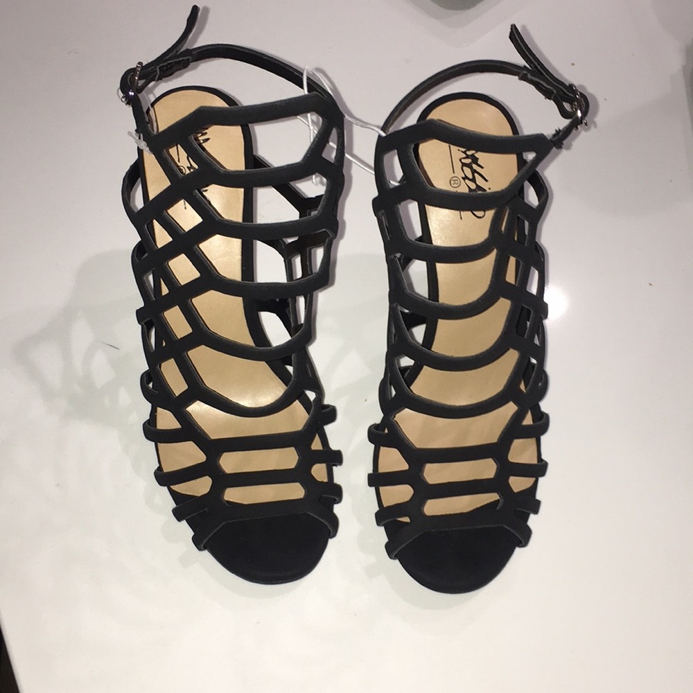 Strappy heels